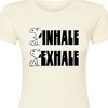 Women's - Peanuts - Snoopy Inhale Exhale Fitted Graphic T-Shirt - 2 of 4