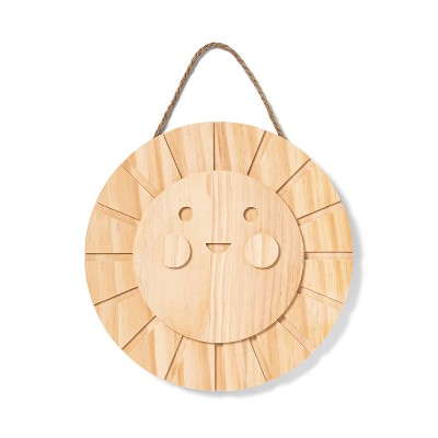 Diy Wood Shaped Round Tray Base Unfinished Craft Kit - Mondo Llama™ : Target