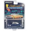 1950 Mercury Eight Chopped Convertible Lowrider Dark Blue Met w/Light Blue & White Top 1/64 Diecast Model Car by Greenlight - 3 of 3