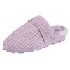 Jessica Simpson Womens Cable Knit Scuff Slippers - 3 of 4