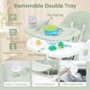 Napei 6- in -1 Baby High Chair with 5 -Point Safety Harness and Adjustable Dining Tray,Foldable High Chair for Space-Saving - 3 of 4
