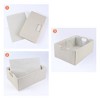 REGALWOVEN Fabric Collapsible Large Capacity Open Storage Bins 1 Pack - 3 of 4