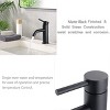 PAGED Single Hole Bathroom Faucet Stainless Steel Waterfall Faucet with Aerator, Faucet for Bathroom Sink - 3 of 4