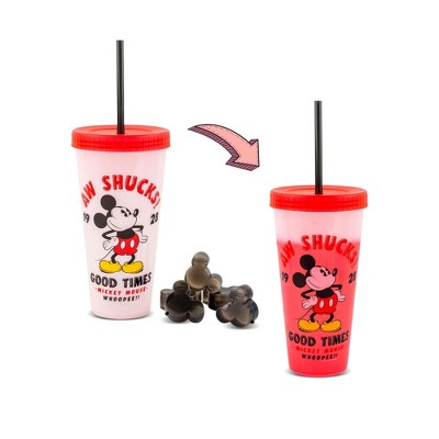 Mickey Mouse Disney Pose 4-Pack 15oz Color Changing Cups