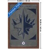 Trends International NHL Winnipeg Jets - Logo 25 Framed Wall Poster Prints - 3 of 4