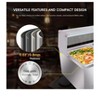 Coucheta Commercial Buffet Food Warmer - Stainless Steel Electric Steam Table with Tempered Glass Shield for Catering Service - 4 of 4