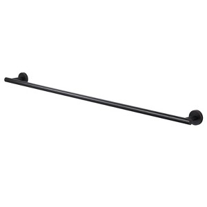 WOWOW 36 in. Stainless Steel Wall Mounted Single Towel Bar in Brushed Nickel - 1 of 4