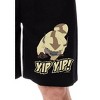 Nickelodeon Mens' Avatar The Last Airbender Appa Yip Yip Sleep Pajama Shorts Black - 2 of 4