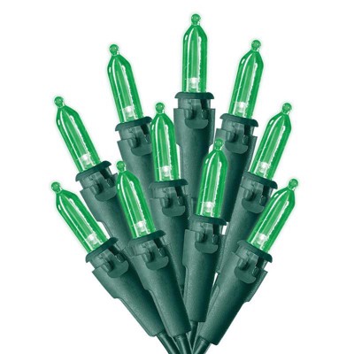 Celebrations LED Mini Green 100 ct String Christmas Lights 24.5 ft. (Case of 12)