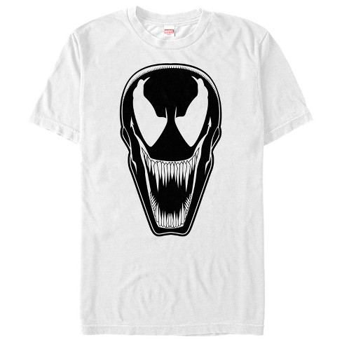 Men s Marvel Venom Modern Face T Shirt White 2X Large