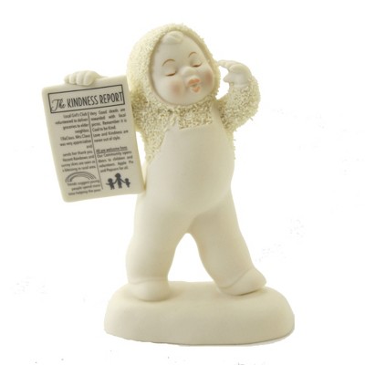 Dept 56 Snowbabies 4.5" Kindn Spread Kindness Snowbabies Talking  -  Decorative Figurines