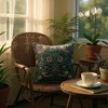 Signare USA William Morris Strawberry Thief Blue Pillowcase/Cushion Cover 18x18 Inch - 3 of 3