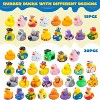 Joyfy 60 Pcs Rubber Ducks Random Assortment Ducks Bulk Mesh Carry Bag Rubber Duckies Baby Bath Toys Toddler Summer Pool Toys Birthday Gift Party Favor - 4 of 4