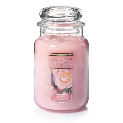 Large Fresh Cut Roses Jar Candle 22oz - Yankee Candle