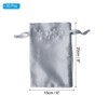 Unique Bargains Mini Smooth Soft Wedding Christmas Satin Bags with Drawstring 30 Pcs - 2 of 4