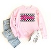 Simply Sage Market Women's Graphic Sweatshirt Pink Mama Checkered Grunge - 3 of 4