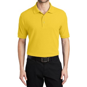 Mafoose Men's Short Sleeve Soft Silk Touch Classic Polo Shirt for Everyday Comfort - 1 of 4