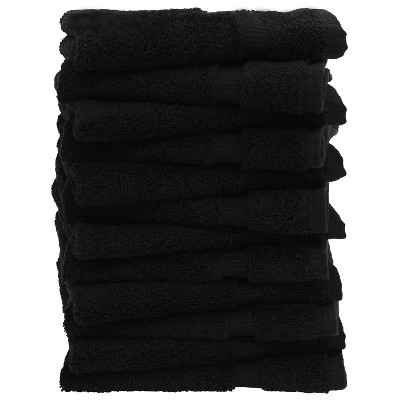 Luxury Plum Turkish Cotton Washcloth Set of 6
