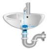 SinkShroom® (Blue) The Hair Catcher That Prevents Clogged Bathroom Sink Drains from TubShroom - 3 of 4