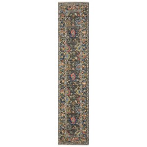 Oriental Weavers Lucca 2889E Grey / Multi Indoor Area Rug - 2'6" x 12' - 1 of 4