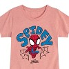 Girls' - Marvel - Spider-Man And His Amazing Friends Doodle Spidey Fitted Short Sleeve Graphic T-Shirt - 2 of 4