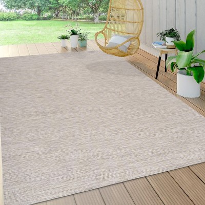 Ethan Modern Flatweave Solid  Area Rug  - JONATHAN Y