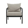 Coolbibila Outdoor Patio Club Chairs Set Of 2,Fabric Upholstered Patio Lounge Chair,Patio Arm Chairs With Back Cushions And Aluminum Frame - 3 of 4