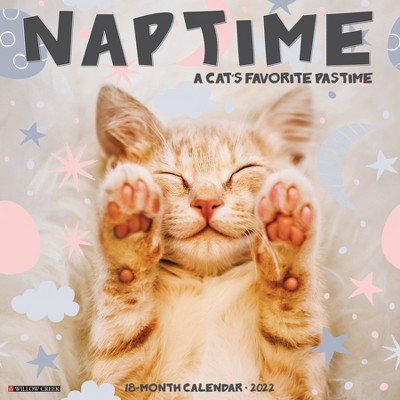 2022 Wall Calendar Naptime Cats - Willow Creek Press