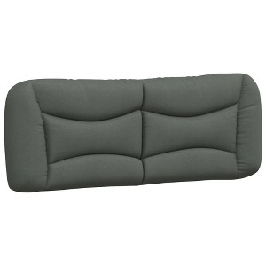 vidaXL Headboard Cushion Bedroom Hanging Bed Back Cushion - Dark Gray 53.9" - 1 of 4