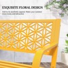 Karl Home | 50 in. Metal Outdoor Bench (7 colors available) - 3 of 4