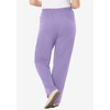 Woman Within Plus Size 7-Day Knit Ribbed Straight Leg Pant - 3 of 4