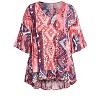 Avenue Women's Plus Size Harper Print Tunic - 4 of 4