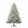 Aghana Digitals Modern 70.9" Green Pre-lit Christmas Tree with 300 Warm White LED Lights, PVC/PE - 3 of 4