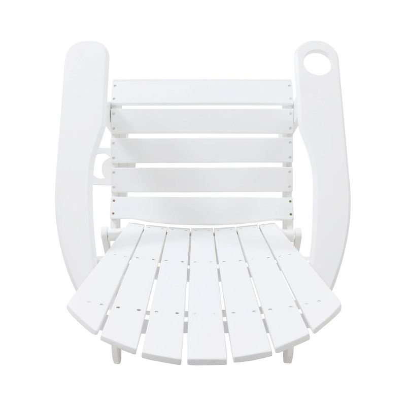 Bellwood Outdoor Acacia Wood Folding Adirondack Chair White - Christopher Knight Home, 6 of 10