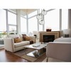 Chloe 3-Light Pendant - Modern Glass Shades, Dimmable, 20" Wide, Dry Rated - 3 of 4