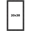 PosterPalooza | Traditional Black Picture Frame - UV Acrylic, Foam Board Backing, Hanging Hardware - 2 of 4