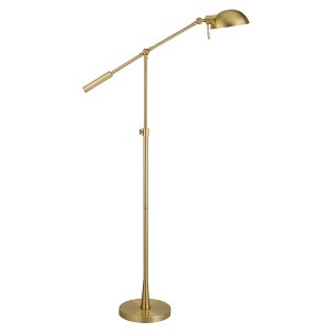 Hudson and Canal Height Adjustable/Tilting Floor Lamp with Metal Shade - 1 of 3