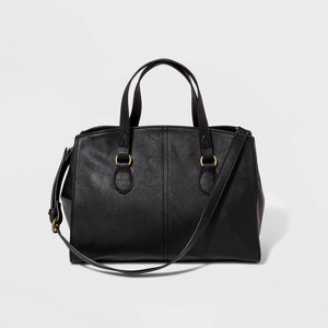 Structured Satchel Handbag - Universal Thread Black, Women