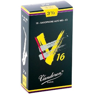 Vandoren Alto Sax V16 Reeds Strength 3.5 Box of 10 - 1 of 2
