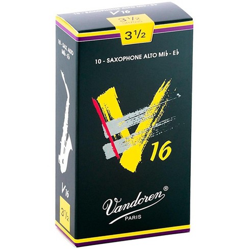 Vandoren Alto Sax V16 Reeds Strength 3.5 Box Of 10 : Target