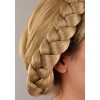 HalloweenCostumes.com One Size Fits Most Girl Adult Christmas Girl Deluxe Wig, Red/Yellow - 2 of 4