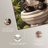 Art Remedy Panda Tropical Bathroom Tropical Bathroom Wall Art Framed - 4 of 4