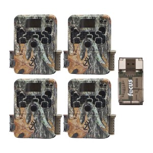 Browning Trail Cameras 16MP Strike Force Extreme Game Cam (4-Pack) w/Card Reader - 1 of 3