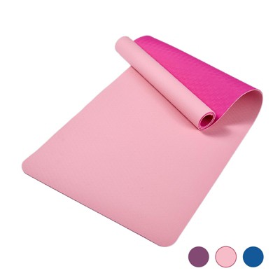 Yoga Mat, Exercise Yoga Mat with Non-Slip Design, 72" x 24" TPE Exercise Mat, Multi-Purpose Workout Mat for Women, Pilates Fitness and Floor Exercises