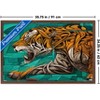 Trends International Zimer - Concrete Jungle Framed Wall Poster Prints - 3 of 4