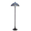 Chloe Lighting CH18091PV18-FL2 Nora Tiffany Style Victorian 2 Light Floor Lamp 18`` Shade - 2 of 2