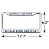 Brigham Young University School Logo Full Size Standard License Plate Metal Frame - image 4 of 4