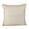 20"x20" Oversize Aztec Print Square Throw Pillow with Fringes Gray - Saro Lifestyle - 2 of 3