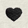Dalix Mens Lil Heart Midweight Cotton Tee - 2 of 4