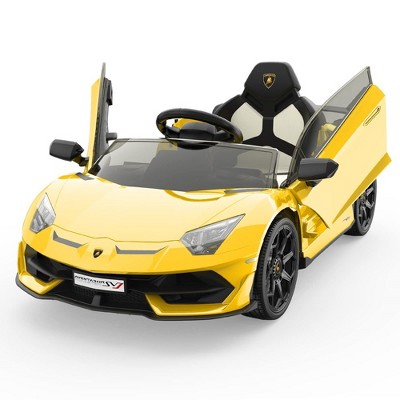 Ride on Car for Kids 12V Licensed Lamborghini Electric Vehicles Battery Powered Sports Car with Control